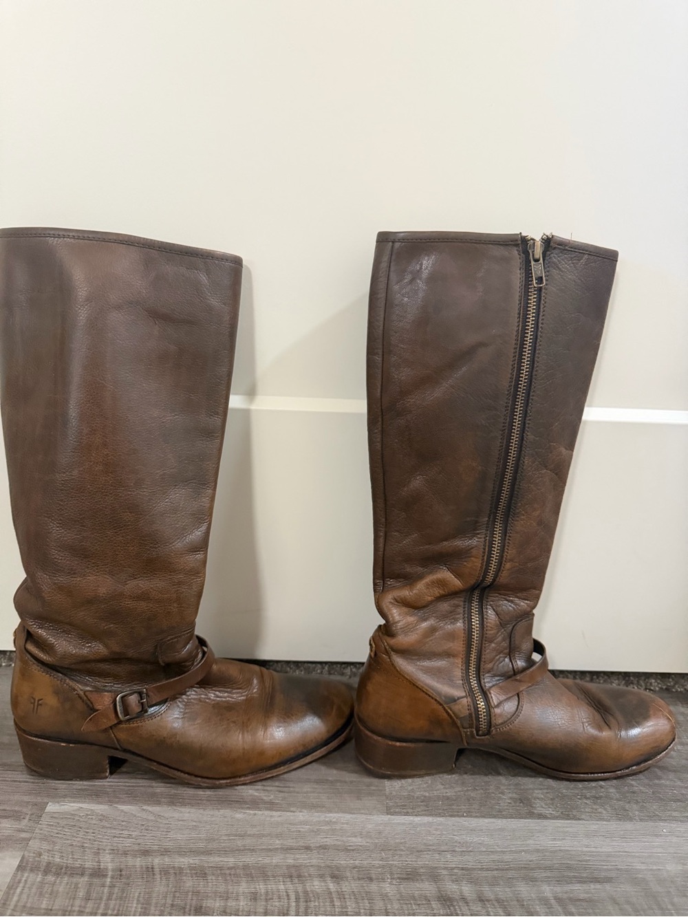 Frye Melissa riding boots.